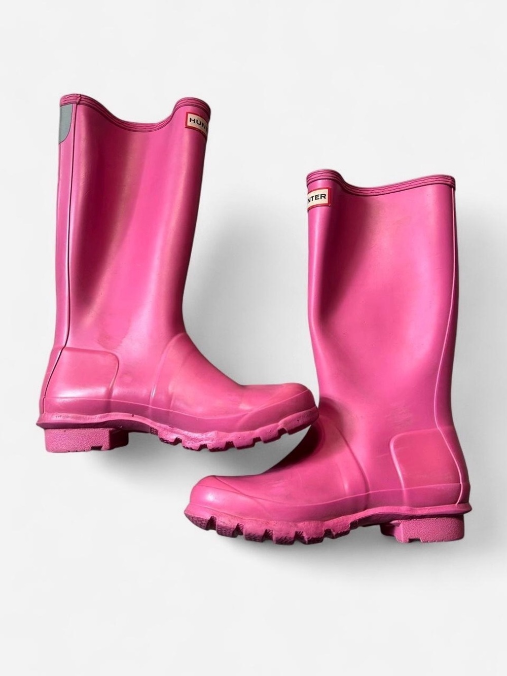 Hunter Pink Tall Women's Rain Boots